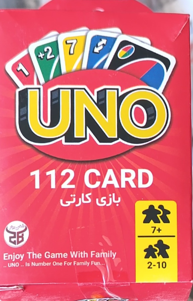 بازی فکری اونو بردیا/112 کارتی بزرگ